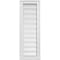 Ekena Millwork Vertical Surface Mount PVC Gable Vent: Functional, w/ 2"W x 2"P Brickmould Sill Frame, 12"W x 34"H GVPVE12X3403SF - alternate 1